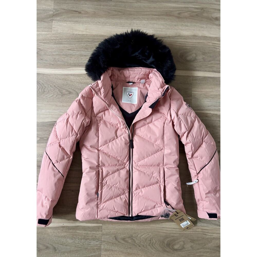 Rossignol Jacket Womens Cooper Pink Staci Pearly Full Zip Size Small
